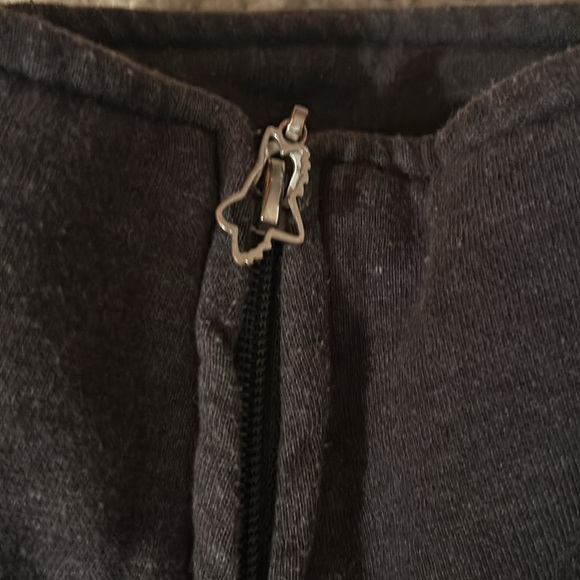 Fox High Neckline Zip Up Sweater - Picture 3 of 7